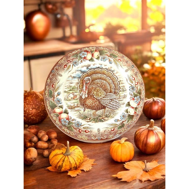 English Thanksgiving Dinnerware, Royal Stafford in England, 12 Place Settings - 39 pcs For Sale - Image 3 of 12