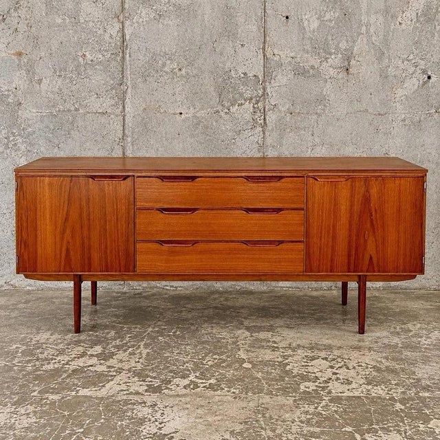 Wood Mid-Century Austinsuite Sideboard in Teak by Frank Guille, 1960s For Sale - Image 7 of 7