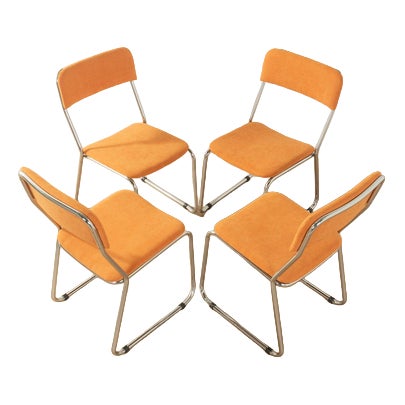 Vintage Chairs, 1970s, Set of 4 For Sale
