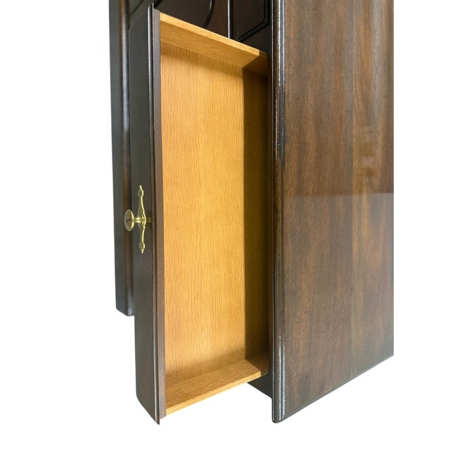 1950's Kittinger Mahogany Six-Door Credenza For Sale - Image 12 of 15