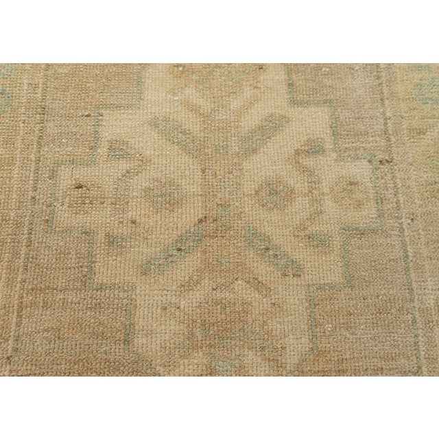 Turkish Mini Rug Oriental Hand Knotted Vintage Rug 1'8" x 3'4" #21180 For Sale - Image 4 of 8