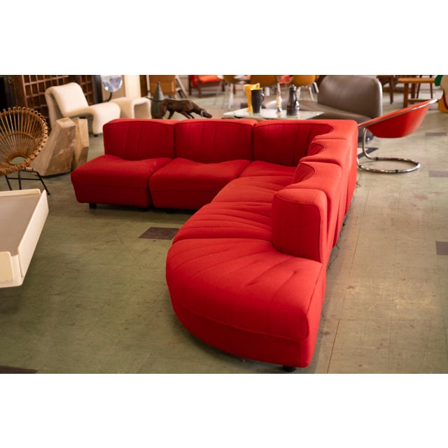 Model 9000 Modular Sofa Set from Tito Agnoli Arflex, 1970s, Set of 6 For Sale - Image 14 of 14