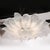 Glass Modernist Hand-Blown Mottled Murano Glass Acanthus Flush Mount For Sale - Image 7 of 18