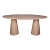 Cône Travertine Dining Table 84" For Sale