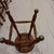 Vintage Rustic Farmhouse Solid Oak Tell City Backless Barstool With Paisley Print Seat Cushion For Sale - Image 9 of 17