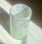 Murano Cenedese mid century modern swirl vase, elegant simplicity of form, features spiraling design, light green and...