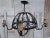 Early 20th Century Art Deco Dutch Wrought Iron Chandelier in the style of Amsterdam School For Sale - Image 16 of 16