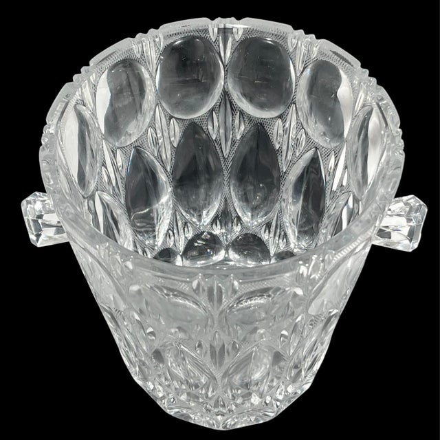 1960s Beyer Cut Crystal Glass Ice Bucket. Germany For Sale - Image 4 of 10