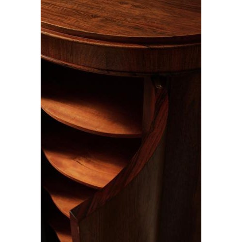 Danish Modern Rosewood Pedestal Cabinet attributed to Johannes Sorth, Denmark, 1966 For Sale - Image 14 of 18