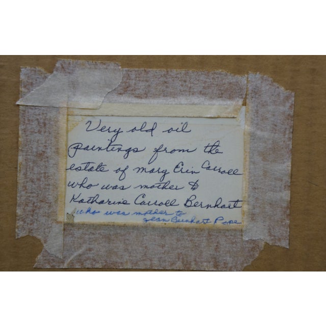 Yellow 1913 Antique Emily Hyde Indiana Country Hay Field Pastel Landscape Painting 27" For Sale - Image 8 of 11