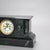 Stone Antique Neoclassical Slate Mantle Clock with Open Escapement, c1890 For Sale - Image 7 of 12