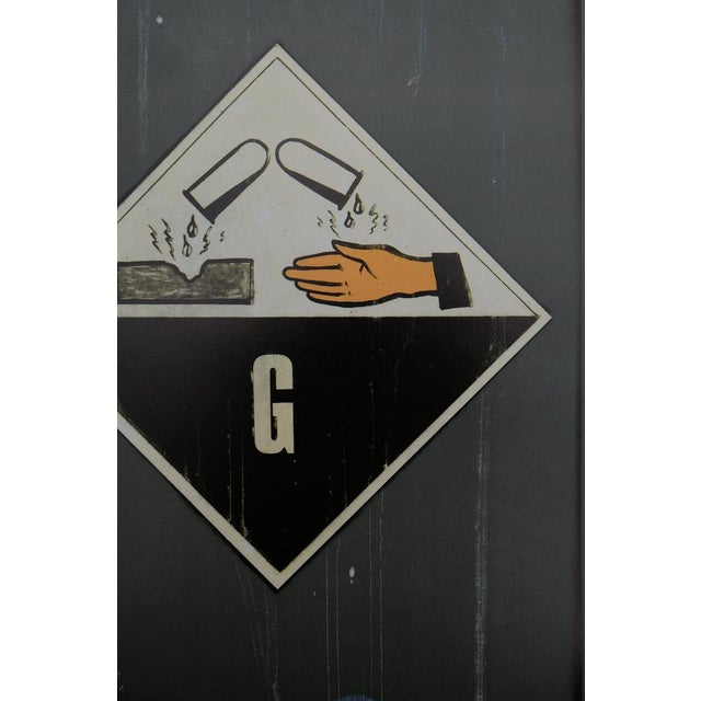 Modern Serrage Lock Poster after Peter Klasen For Sale - Image 3 of 7