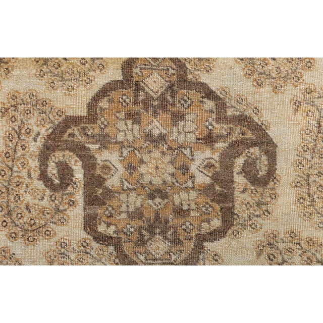 Antique Persian Tabriz Handmade Wool Rug For Sale - Image 10 of 10
