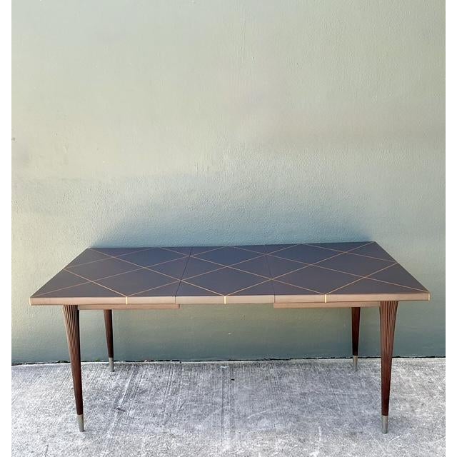 Mid 20th Century Vintage Tommi Parzinger Extendable Dining Table For Sale - Image 5 of 14