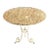 Contemporary Granite Top Heavy Iron Base Round Center Table For Sale - Image 6 of 6
