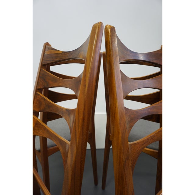 Vintage Danish Chairs, 1960s, Set of 4 For Sale - Image 10 of 15