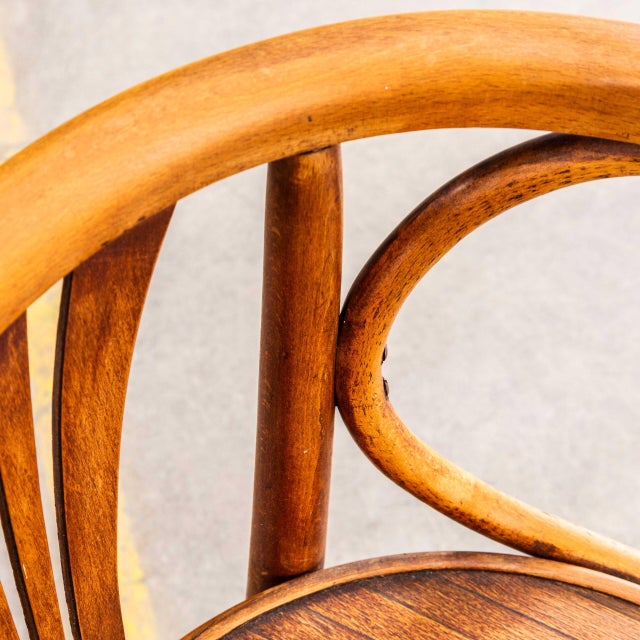 Vintage Bentwood Debrecen Blonde Dining Chairs, 1950s, Set of 2 For Sale - Image 8 of 11