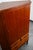 Brown Mid Century Danish Modern Corner Cabinet Unit Teak MCM Denmark Large 3 Drawers For Sale - Image 8 of 12