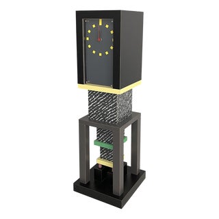 Italian Modern Metropole Table Clock from George J. Sowden, 1982 For Sale