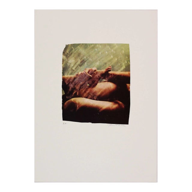 Untitled Offset by Mimmo Rotella For Sale