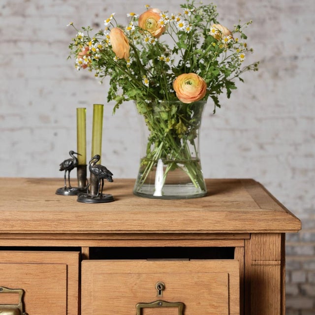 Late 19th Century French Oak Bank Office Filing Cabinet For Sale - Image 14 of 14