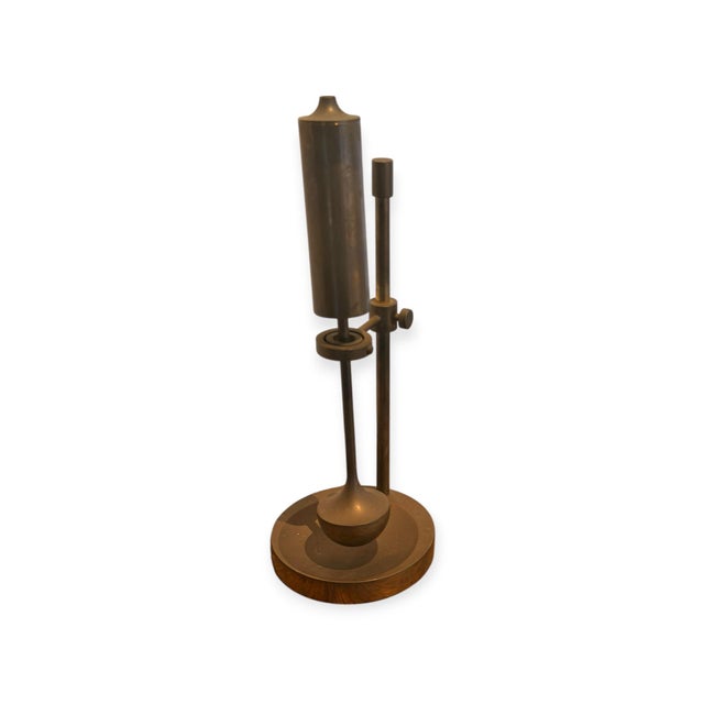 Sculptural nautical gimbal oil lamp "copenhagen," designed by ilse d. Ammonsen for the danish manufacturer daproma design....
