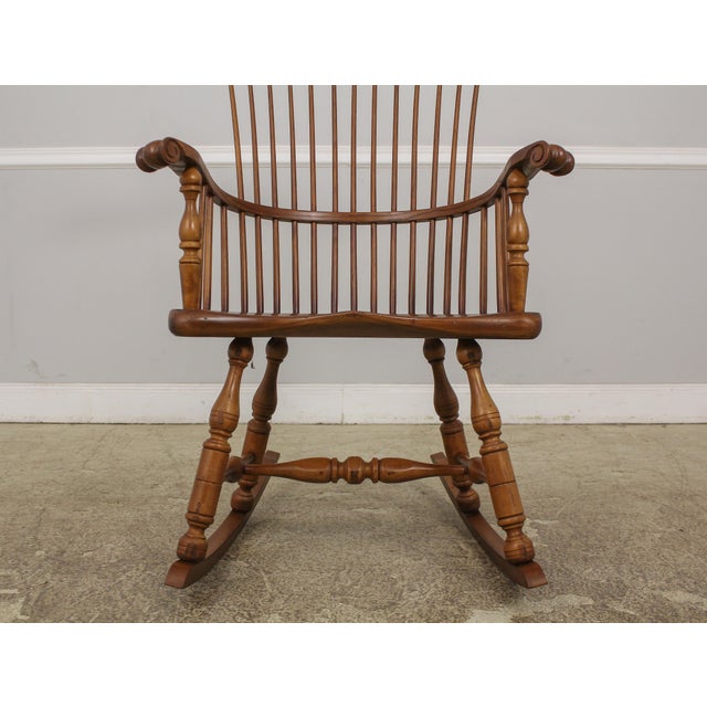 Frederick Duckloe Windsor Style Fan Back Rocking Chair Chairish