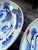 Blue Pair of Antique Japanese Hirado Style Porcelain Pedestal Bowls With Karashishi Lions For Sale - Image 8 of 14