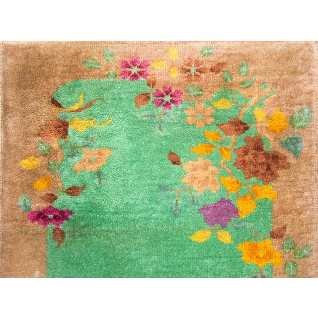 Early 20th Century Early 20th Century Chinese Art Deco Rug For Sale - Image 5 of 15