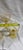Glass Vintage Yellow Depression Glass Champagne Coupes or Sherbet Glasses Set of Five For Sale - Image 7 of 7