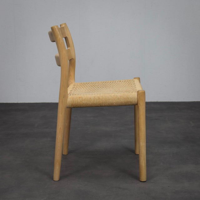 Model 84 Dining Chairs by Niels Otto (N. O.) Møller for J.L. Møllers, 1970s, Set of 6 For Sale - Image 6 of 14