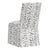 Spritely Home Slipcover Dining Chair in Linen Leopard Ink For Sale - Image 4 of 8