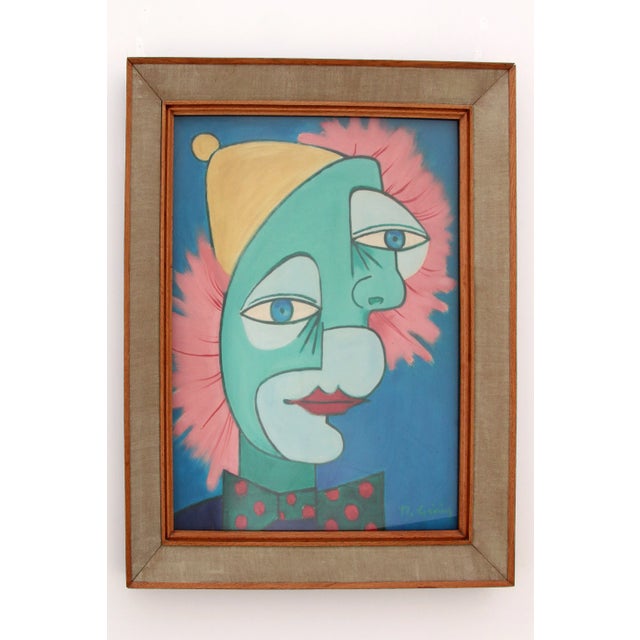 The Two Faces Painting by Michel Guérin in the style of Picasso For Sale - Image 10 of 12