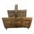 Vintage Split Oak Log Holder Basket for Fireplace For Sale