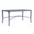 Brown Jordan Calcutta 24" x 42" Cast Top Coffee Table in Sapphire For Sale