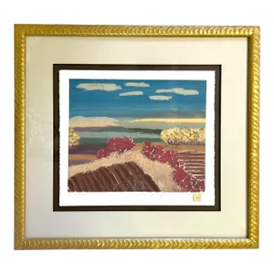 Ronald David Thompson (Canada, 1942-2008) Limited Edition Pencil Signed Artist's Serigraph Titled "Prairie"