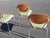 1960s Vintage Mid-Century Modern Aluminum Chrome and Vinyl Dining Chairs, Shelby Williams Style, Set of 3 For Sale - Image 5 of 14