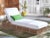 2020s Gillian Daybed - Tan/White For Sale - Image 5 of 12