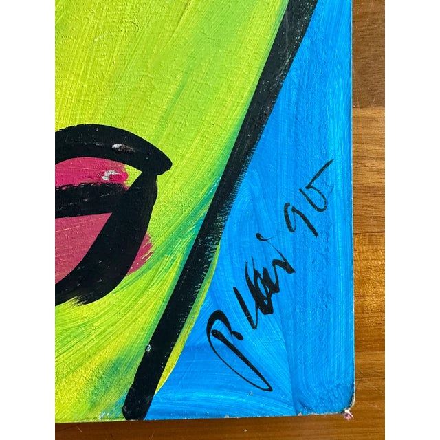 Peter Keil Original 1990 Peter Keil Painting For Sale - Image 4 of 7