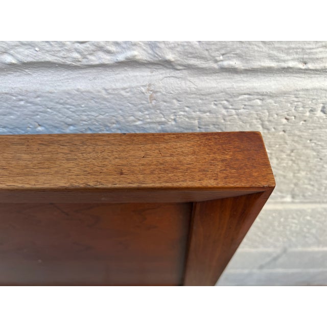 Mid 20th Century Mid 20th Century Mid-Century Modern Style Walnut Headboard by John Stuart For Sale - Image 5 of 9