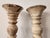 Antique Country House Shabby Chic Wooden Candleholders for Pillar Candles, France, 1950s For Sale - Image 14 of 18