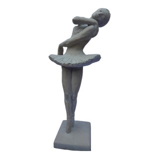 Vintage 1985 Austin Productions "On Point" Ballerina Sculpture by Klara Sever For Sale