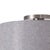 2020s Stretch Flush Mount 18" D - Cashmere Gray Linen Drum Shade, Satin Nickel, Dimmable, Bulb Included For Sale - Image 5 of 6