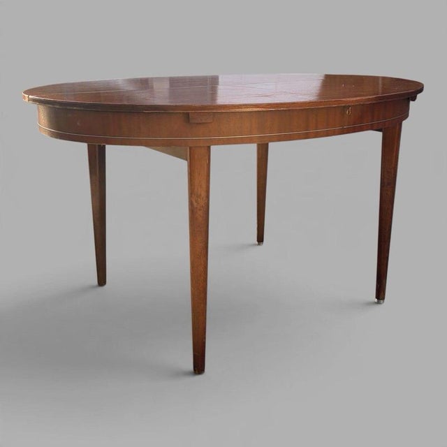 Mid-Century Compact Oval Extending Dining Table from Greaves & Thomas, 1960s For Sale - Image 4 of 10