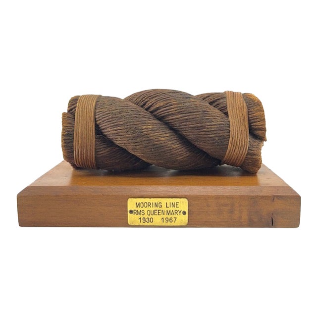 Authentic Mooring Rope From the Queen Mary For Sale