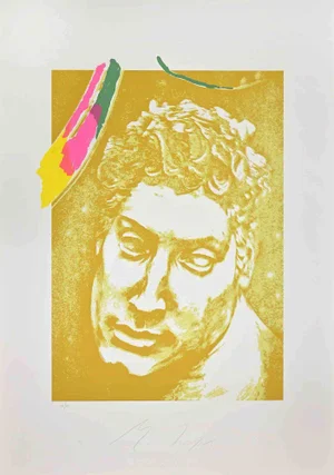 Mino Trafeli, Portraits, Lithograph, 1980s
