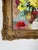 Wood Vintage Floral Still Life Oil Painting on Canvas – Framed For Sale - Image 7 of 12