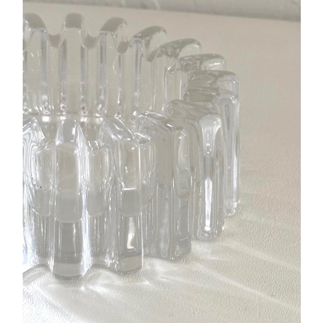 Mid-Century Glass Bowl For Sale - Image 11 of 12