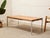 Vintage Knoll International Coffee Table with Wood Top and Chrome Frame a refined vintage coffee table by Knoll...