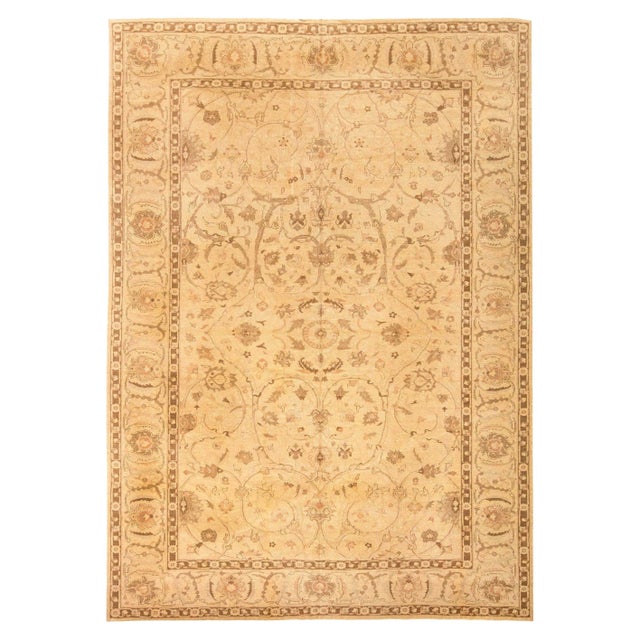 Modern Traditional Oriental Inspired Handmade Rug by Doris Leslie Blau For Sale